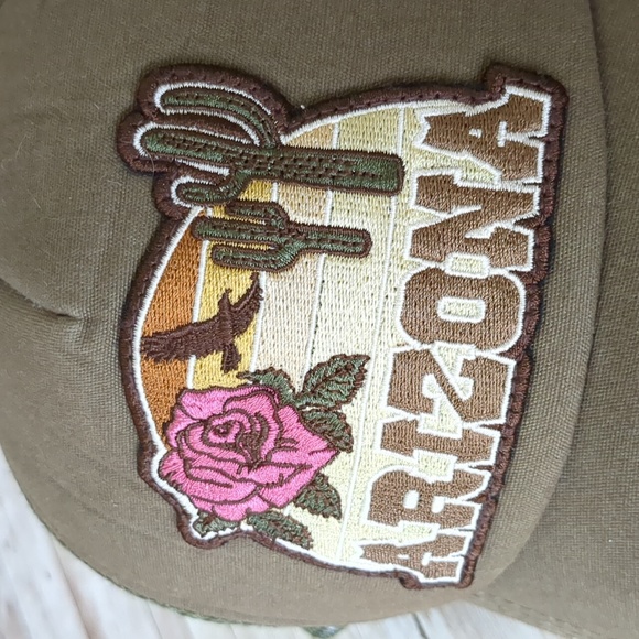 Spell Arizona Trucker Hat Khaki NWT OS - Picture 3 of 10